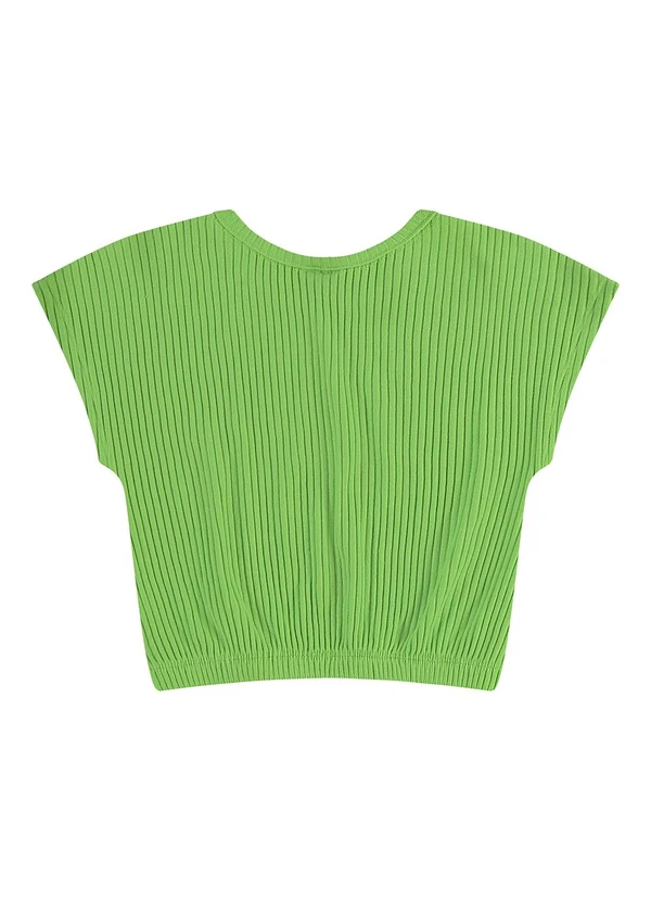 Guloseima - Conjunto Cropped e Short em Ribana Verde 3