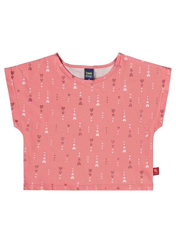 Bee Loop - Conjunto Cropped e Short Menina Rosa 2