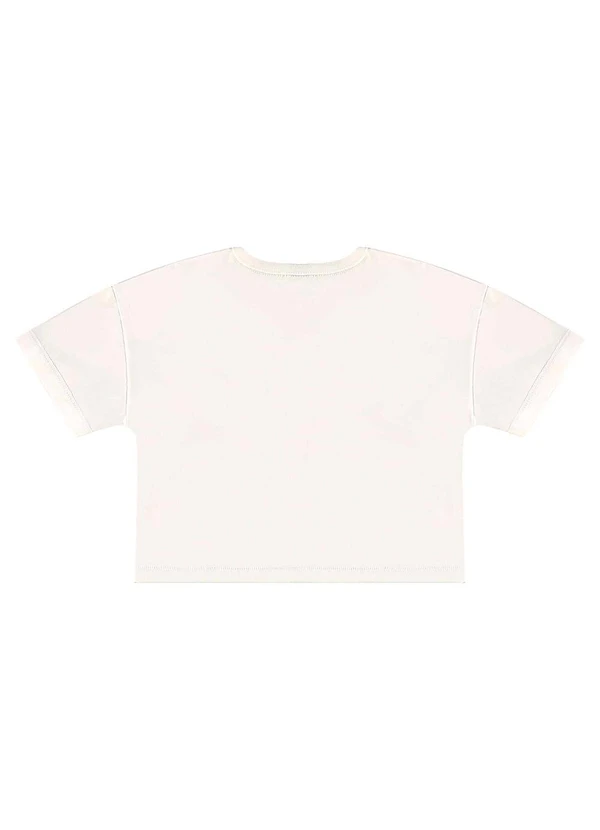 Bee Loop - Conjunto Cropped e Short-Saia Bege 5