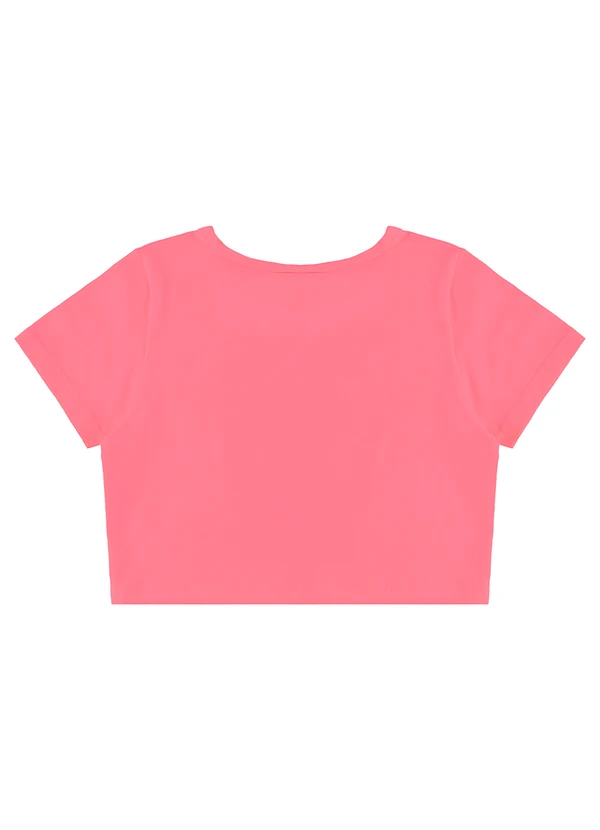 Bee Loop - Conjunto Cropped e Short-Saia Floral Rosa 4