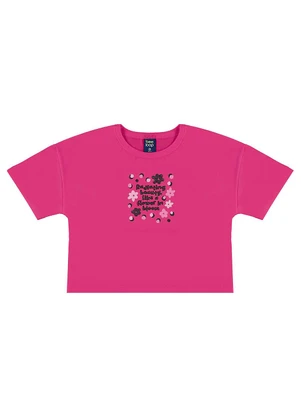 Bee Loop - Conjunto Cropped e Short-Saia Rosa - BEE LOOP