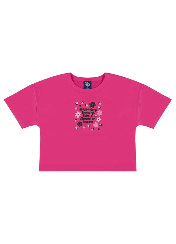 Bee Loop - Conjunto Cropped e Short-Saia Rosa 2