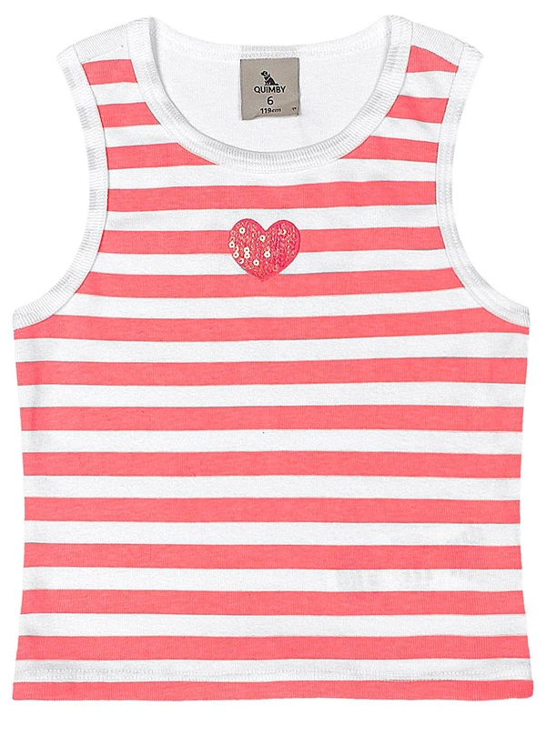 Quimby - Conjunto Cropped Short-Saia Jeans Rosa 3