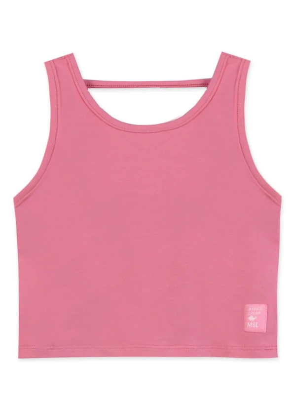 Marisol - Conjunto Curto Cropped Infantil Rosa