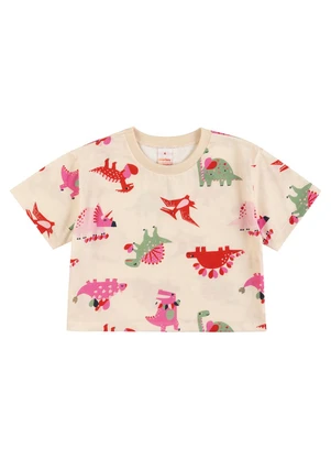 Conjunto Curto Estampado Menina Marisol (Vermelho) - MARISOL