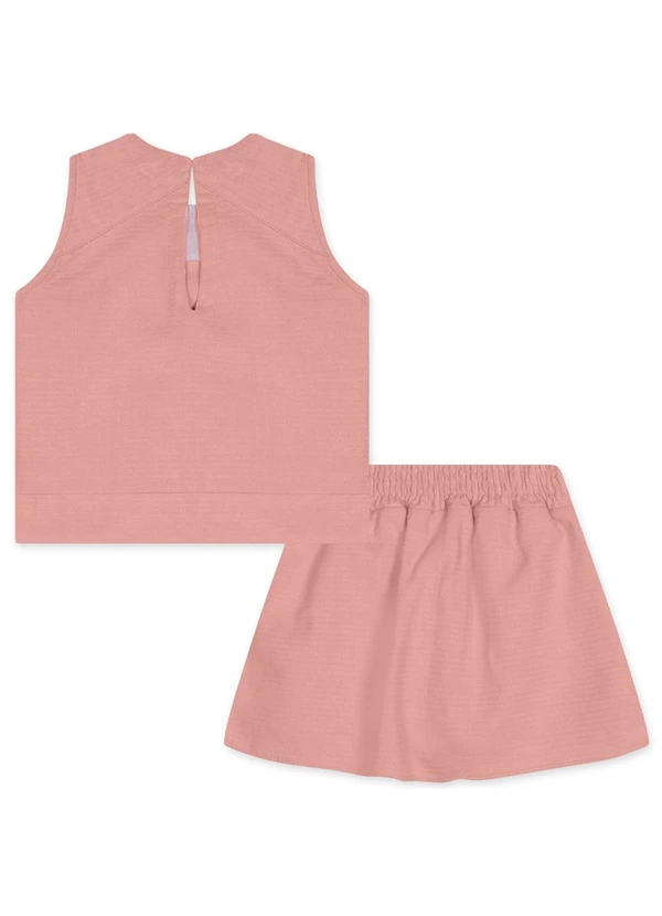 Lilica Ripilica - Conjunto Curto Feminino Bebê Rosa 2