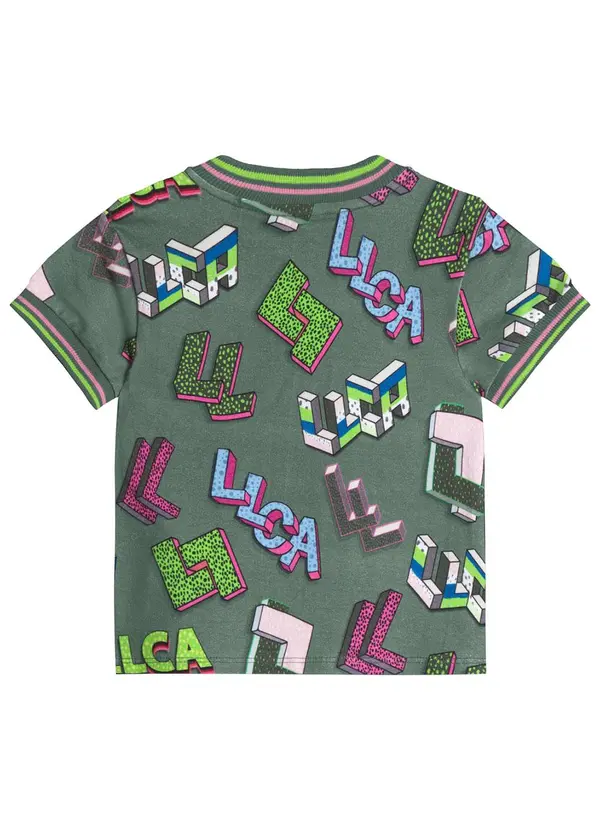 Lilica Ripilica - Conjunto Curto Menina Infantil Verde 3