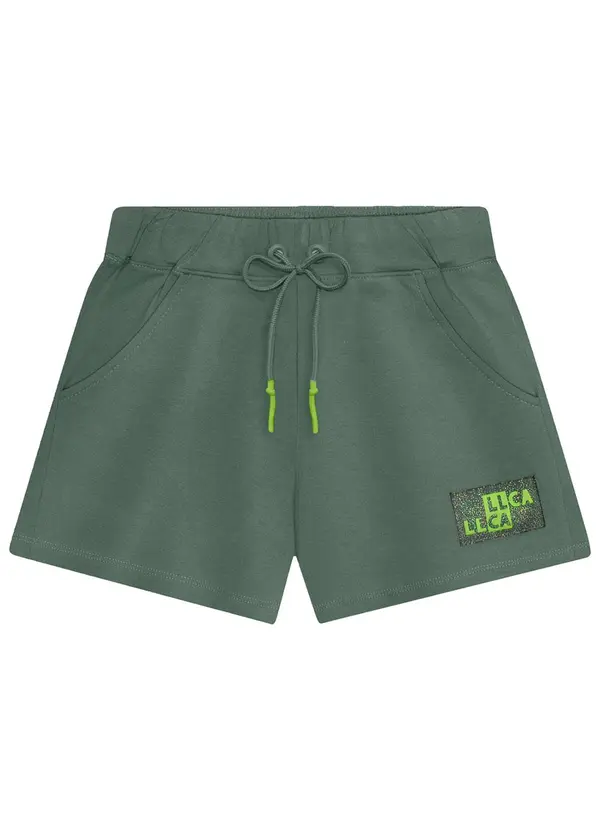 Lilica Ripilica - Conjunto Curto Menina Infantil Verde 4