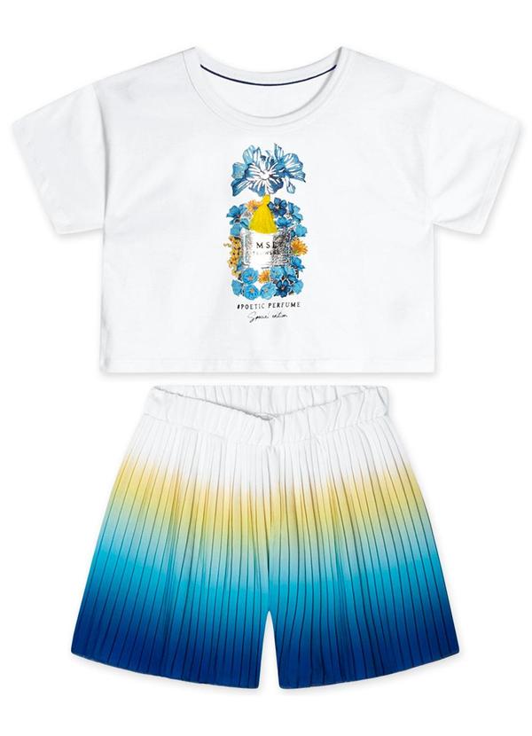 Marisol - Conjunto Curto Infantil Menina Branco 1