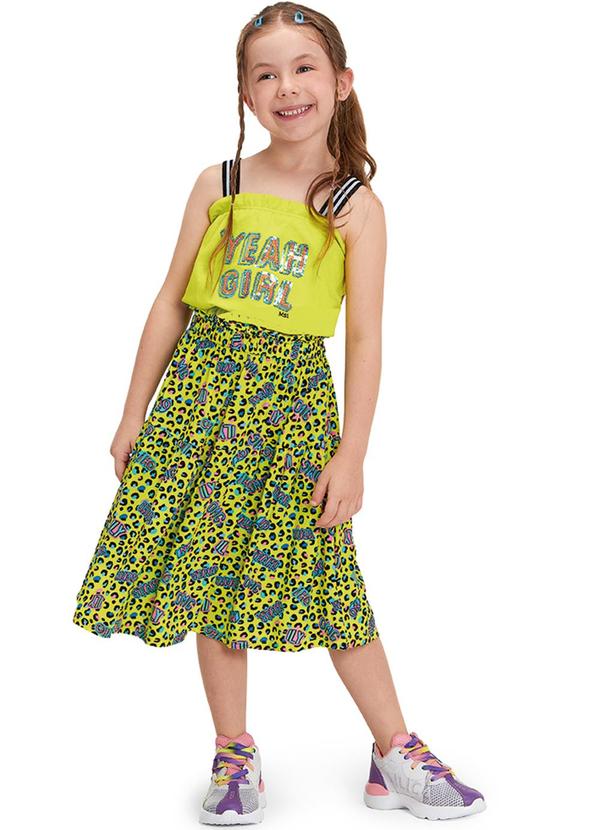 Marisol - Conjunto Curto Infantil Menina Verde