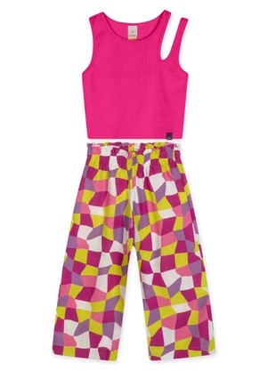 Marisol - Conjunto Curto Infantil Pink - MARISOL