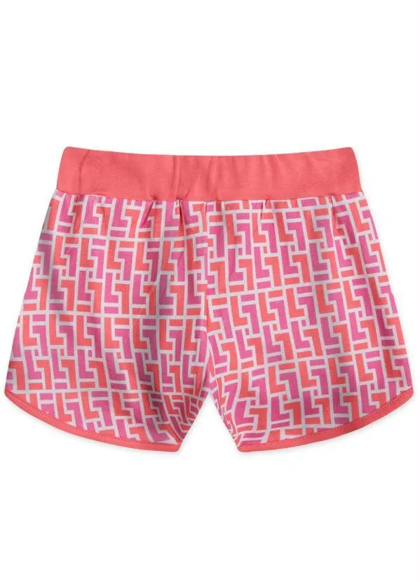 Lilica Ripilica - Conjunto Curto Malha Menina Laranja 6