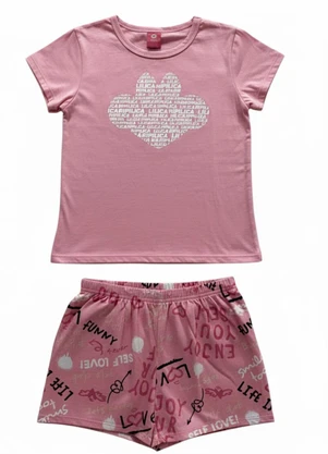 Lilica Ripilica - Conjunto Curto Rosa - LILICA RIPILICA
