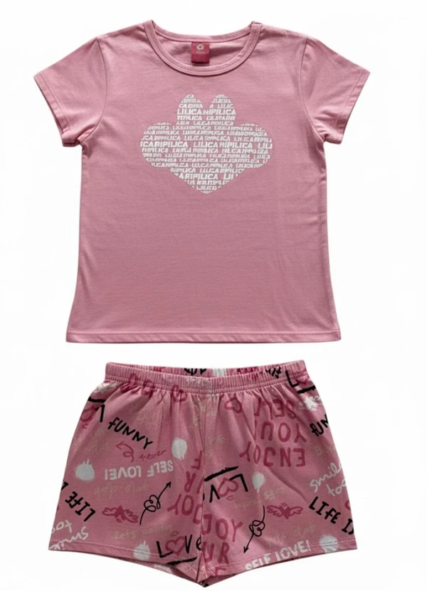 Lilica Ripilica - Conjunto Curto Rosa