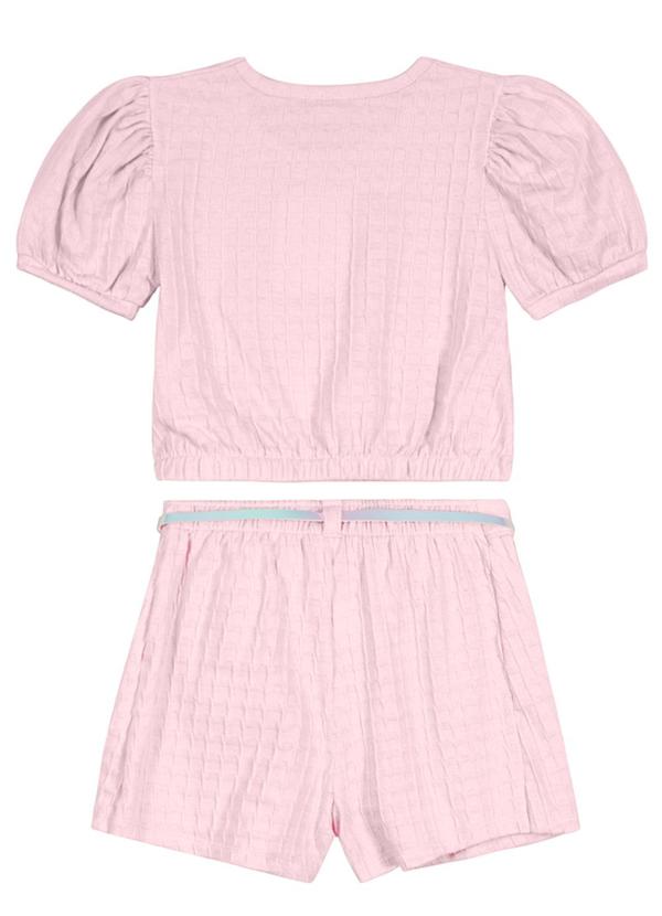 Brandili - Conjunto de Cotton Menina Rosa 2