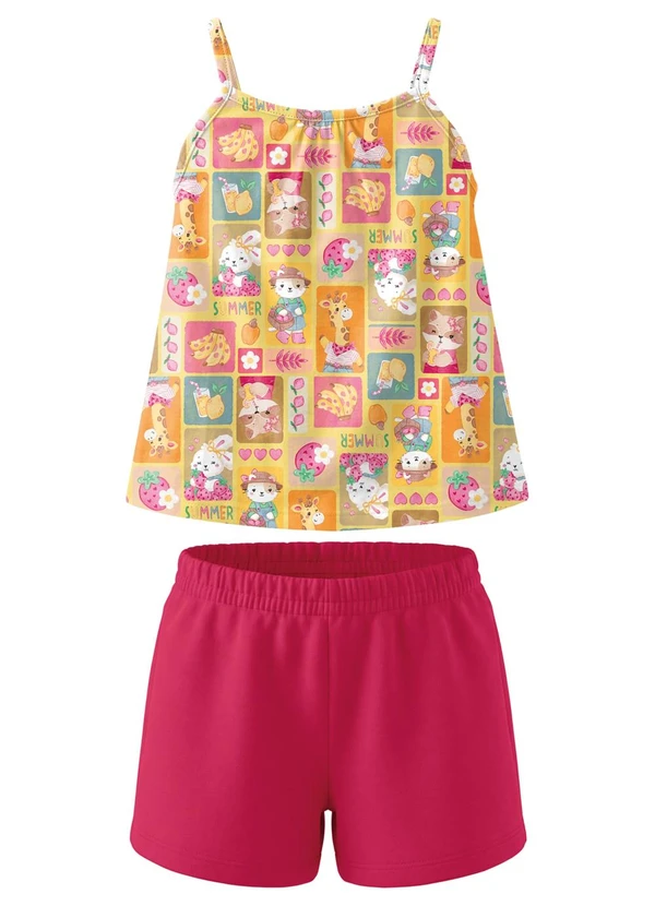 Brandili - Conjunto de Flores Amarelo