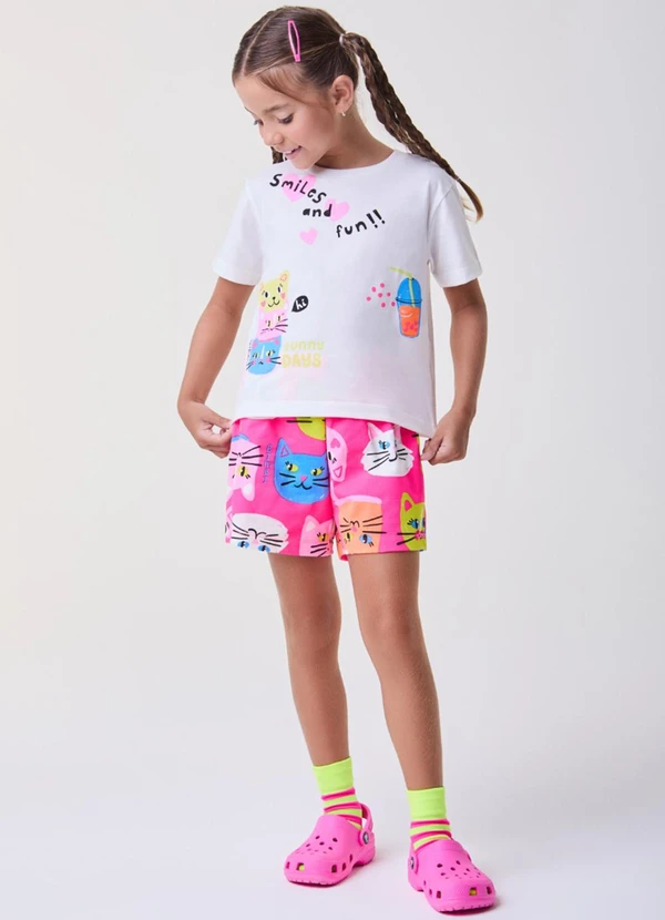 Bimbi - Conjunto de Gatinhos Smiles And Fun Pink 2