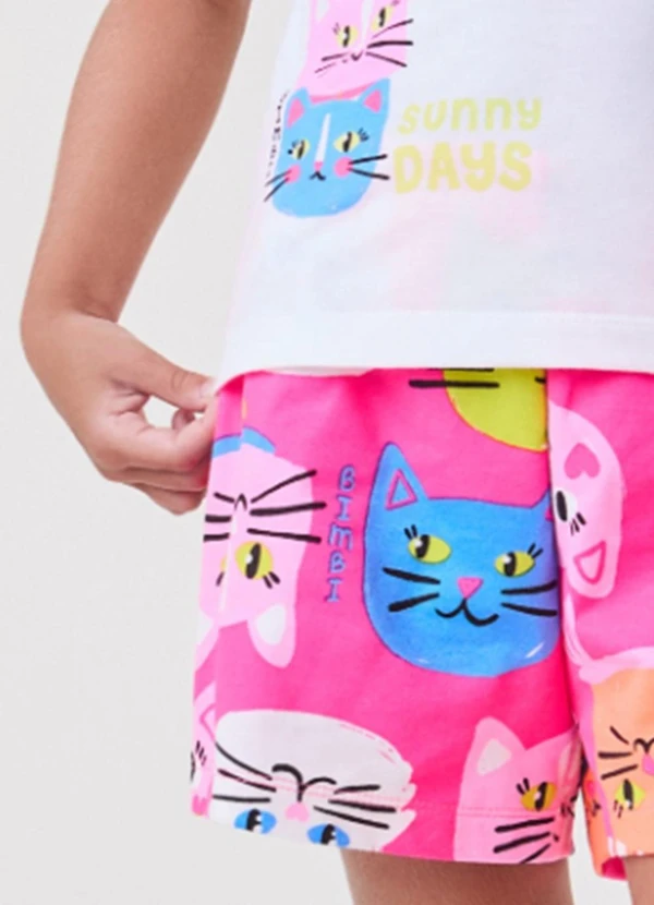 Bimbi - Conjunto de Gatinhos Smiles And Fun Pink 3