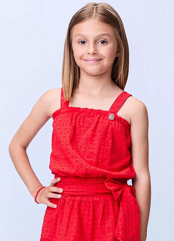 Momi - Conjunto de Laise Vermelho 3