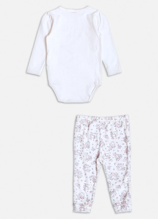 Momi - Conjunto de Plush da Gata Marie Branco 2