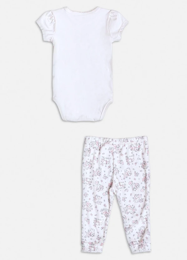 Momi - Conjunto de Plush da Gata Marie Branco 2