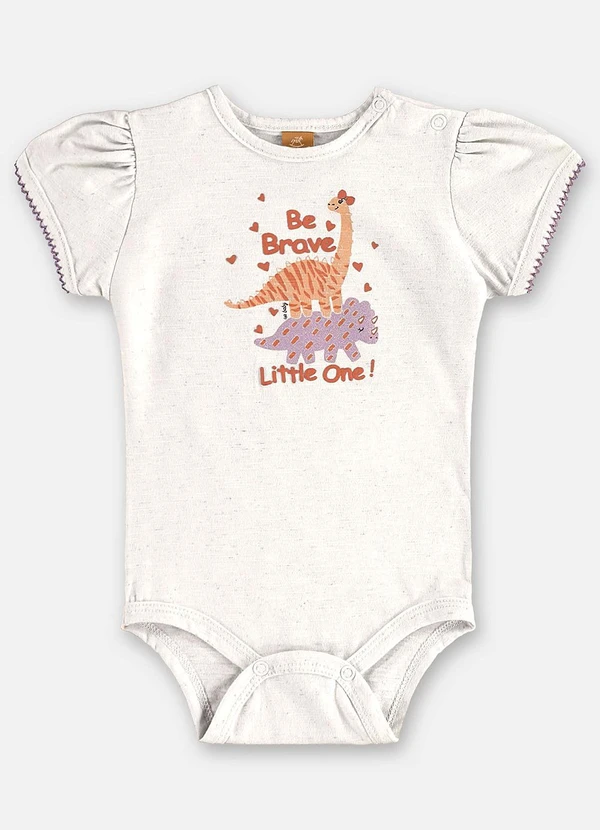 Up Baby - Conjunto Dino Bebê Menina Bege 3
