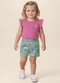 Malwee Kids - Conjunto Dino com Glitter Rosa - variação: Rosa
