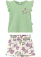 Malwee Kids - Conjunto Dino com Glitter Rosa - variação: Verde Água