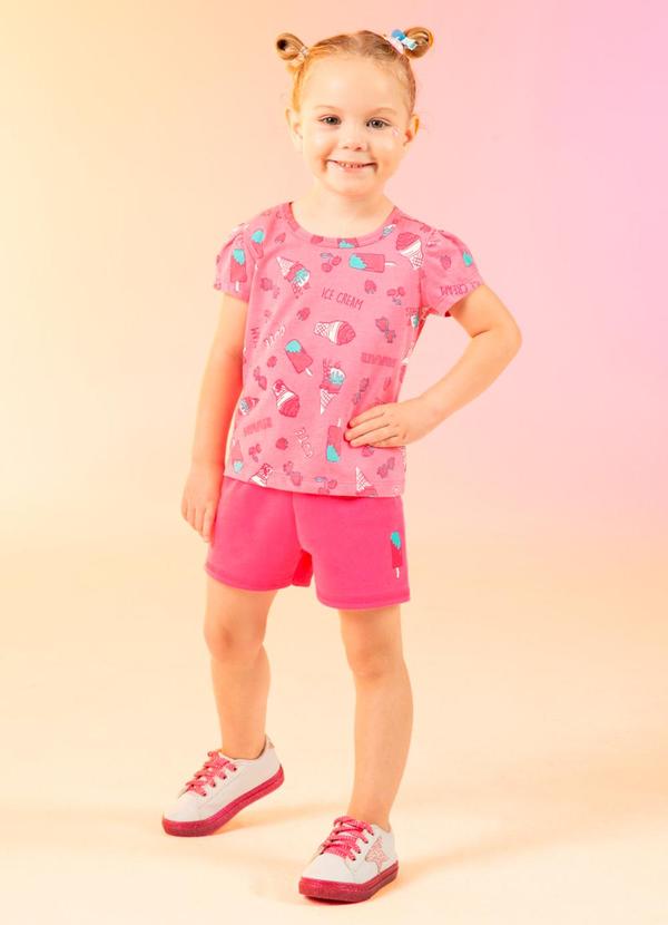 Cativa Kids - Conjunto Divertido Estampado Rosa