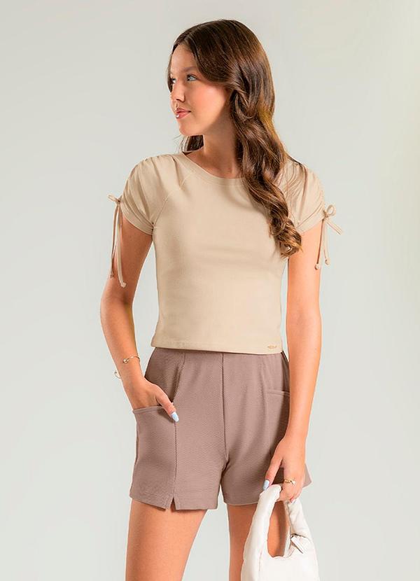 Cativa Teen - Conjunto em Algodão Bege 1