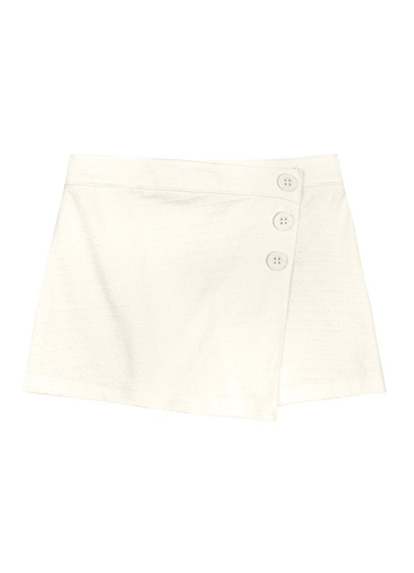 Brandili Mundi - Conjunto em Cotton Poá Infantil Menina Bege 5