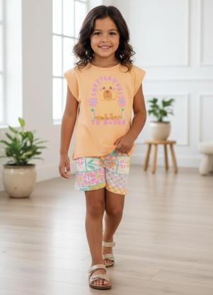 Conjunto em Malha (Laranja)