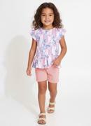 Conjunto em Malha Rosa 