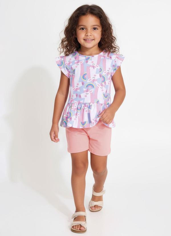 Conjunto em Malha (Rosa)