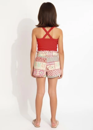 Multimarcas - Conjunto em Malha Vermelho - MULTIMARCAS
