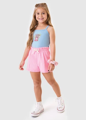 Malwee Kids - Conjunto em Moletinho Angel® Azul Pastel - MALWEE KIDS