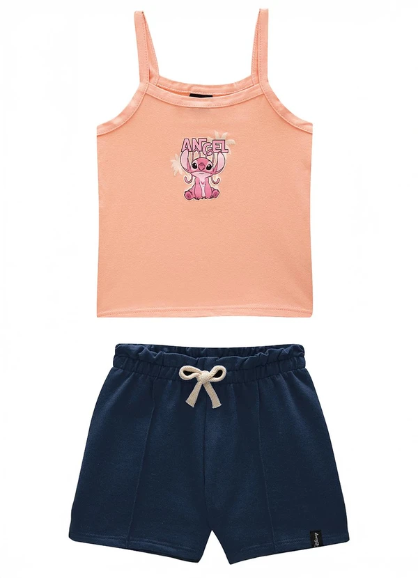 Malwee Kids - Conjunto em Moletinho Angel® Coral