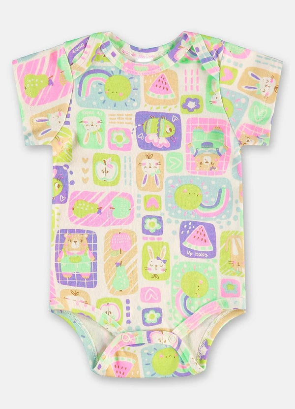 Up Baby - Conjunto em Suedine Bebê Menina Branco 2