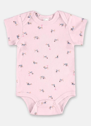 Up Baby - Conjunto em Suedine Bebê Menina Rosa - UP BABY
