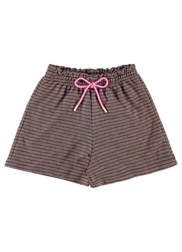 Gloss - Conjunto em Tricot com Blusa e Short Marrom 6