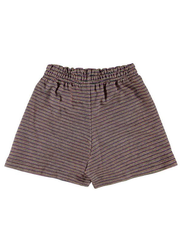 Gloss - Conjunto em Tricot com Blusa e Short Marrom 7