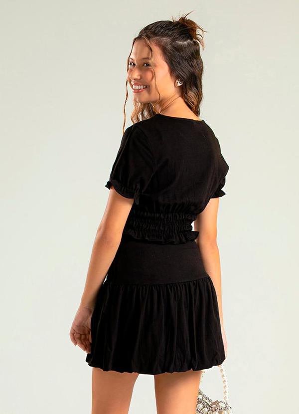 Cativa Teen - Conjunto em Viscose Preto 2