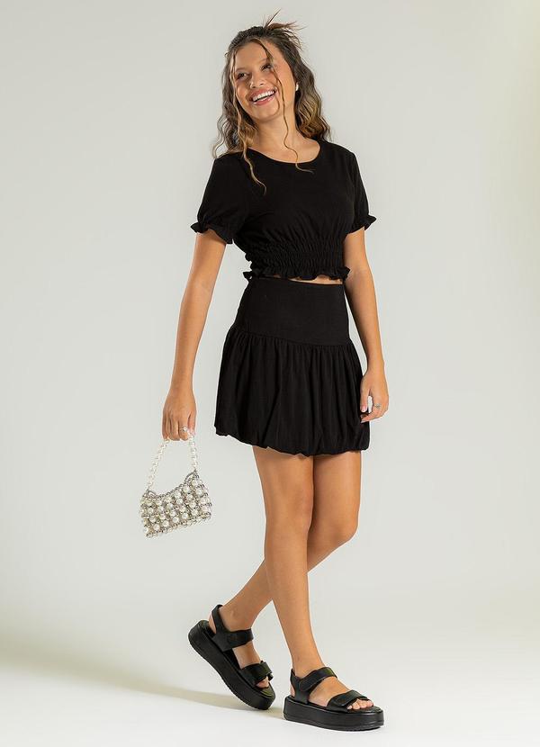 Cativa Teen - Conjunto em Viscose Preto 3