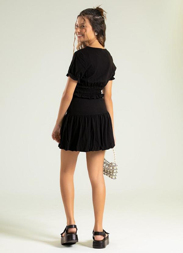 Cativa Teen - Conjunto em Viscose Preto 4