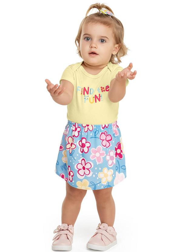 Alenice - Conjunto Encontre a Diversão Menina Amarelo