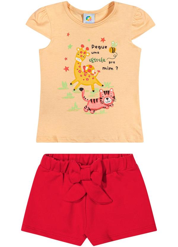 Alenice - Conjunto Encontre Uma Estrela Menina Laranja