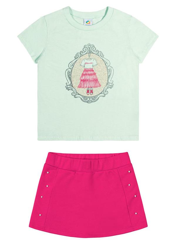 Alenice - Conjunto Espelho Meu Menina Verde