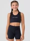 Vida Costeira - Conjunto Esportivo Top e Shorts Biker Verde - variação: Preto