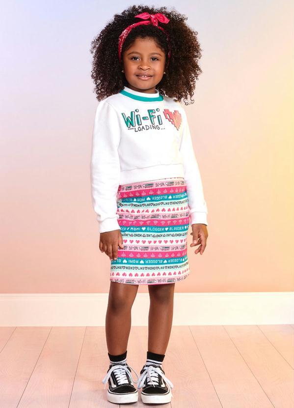 Momi - Conjunto Estampa Wi-Fi Multicolorido