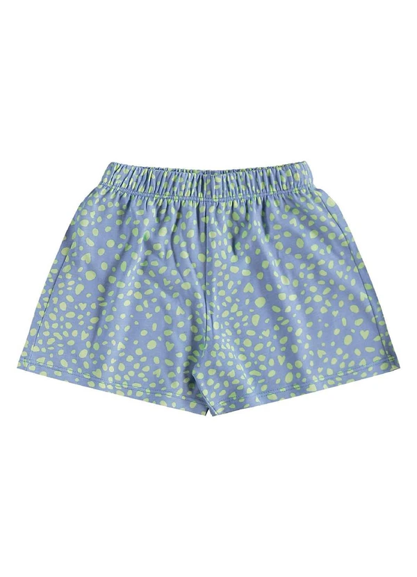 Bee Loop - Conjunto Estampado Bata Short Azul 4